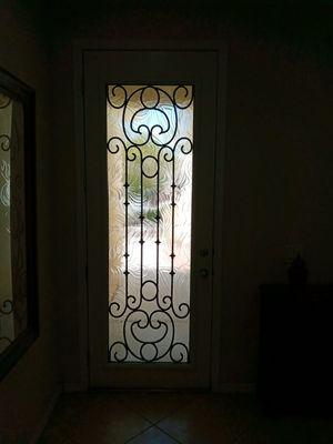 Wrought iron in glass "Cassela"