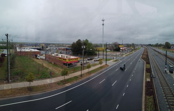 Panoramic view Northbound.