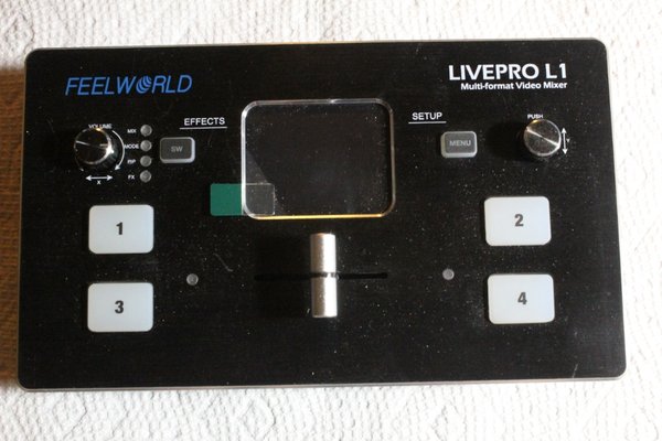 FeelWorld Livepro L1 1080p HDMI 4-Camera Video Mixer (Live & Streaming)