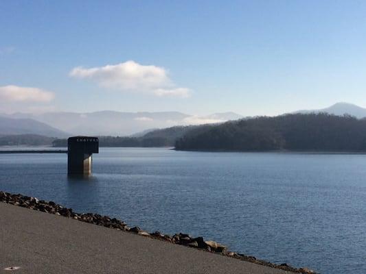 Take a walk along the Lake Chatuge Dam.  Beauty galore!