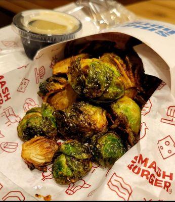 Fried brussel sprouts