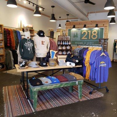 218 Clothing and Gift in Downtown Bemidji, Minnesota.