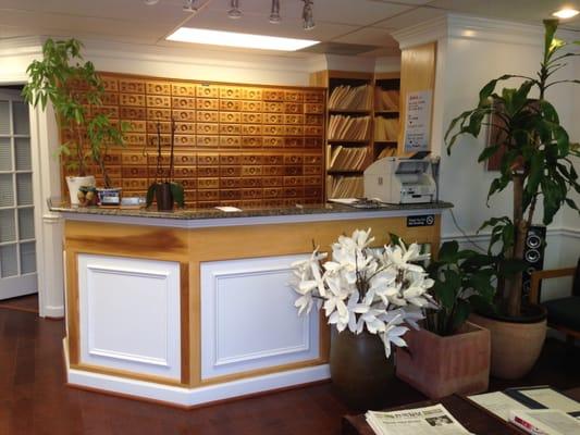 Reception desk