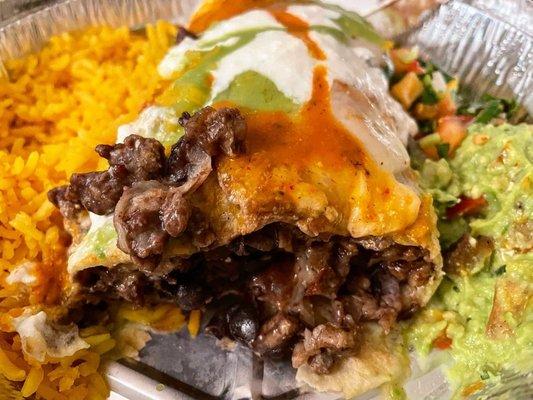 Grill Steak Burrito