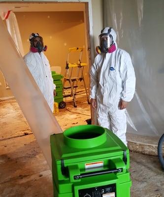 SERVPRO of Highlands Ranch/ NW Douglas County on a recent Mold Job.