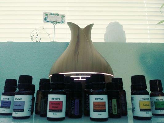 Customize your experience with essential oil diffusing!