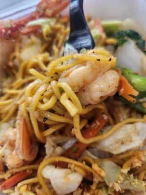 Chowmein Fried Noddle-Shrimp