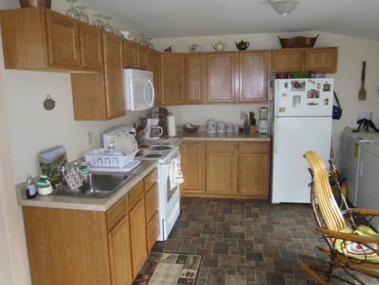 A full kitchen remodel.