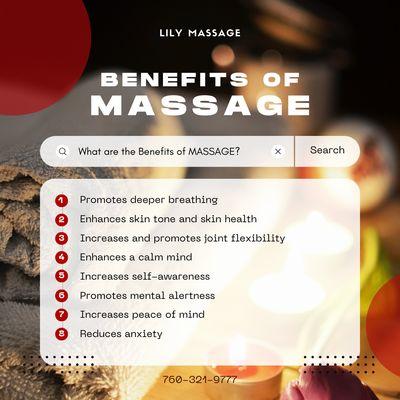 Welcome To Lily Massage
 35325 Date Palm Dr Unit 115, Cathedral City, CA 92234
 Call us at 760-321-9777