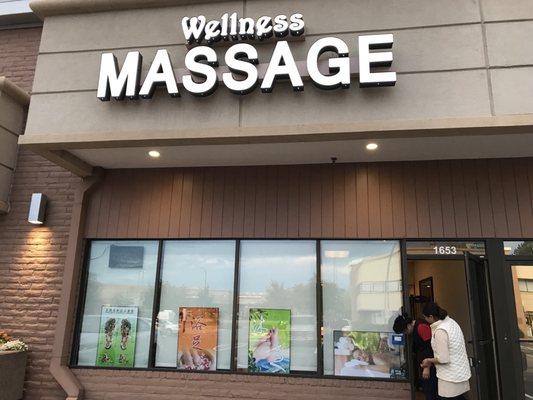 Wellness Massage storefront