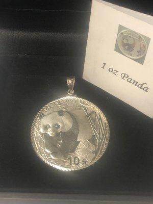 Silver - Gold - Platinum Pandas for Jewelry or Collecting We can order all years