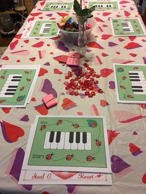 Valentine workshop game/party