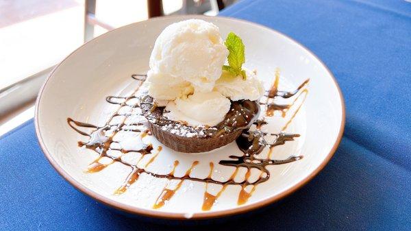 $12: Molten lava cake