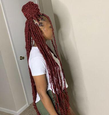 Faux locs braids