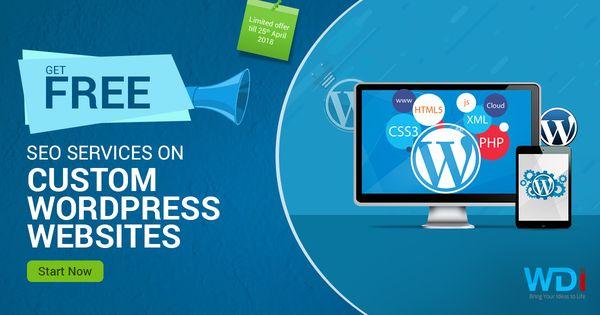 Hello All,  WDI is offering *Free SEO services* on custom WordPress Websites. Claim Now the offer!!