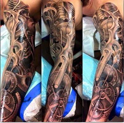 Gorgeous in progress sleeve work!