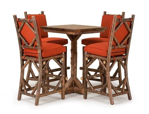 Handcrafted Rustic Table and Barstools by La Lune Collection