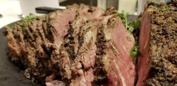 Sous Vide Prime Rib with Fennel Jus