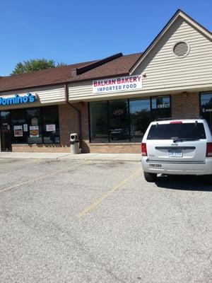 Balkan Imported Food & Bakery, N of Shook Rd on W side of Harper.