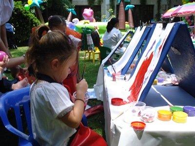 Budding young artists at work!