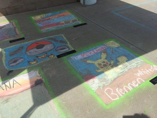 Sidewalk art!