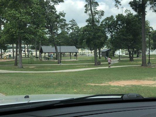 Huge green space and walking trail!