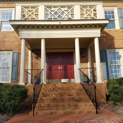 Front entrance... first building from the street