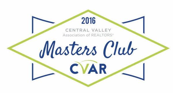 2016 CVAR Masters Club Recipient