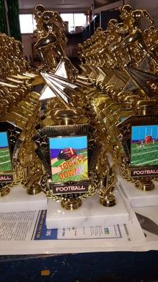 Get your sports trophies for any event by 1 or 1,000!!