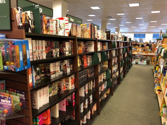 Entire row of Manga! Biggest selection I've ever seen!