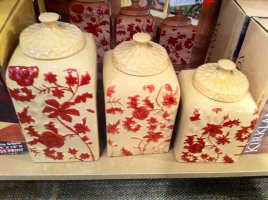 Love this canister set - looks even better in my house!!!