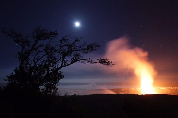 Captured at 4am in Hawai'i Volcanoes National Park with Brice Omori.