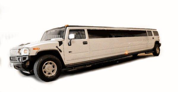 20 Passenger H2 Hummer White