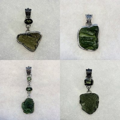 Moldavite jewelry