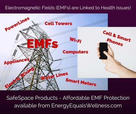 SafeSpace EMF Protection Products from Energy Equals Wellness, LLC