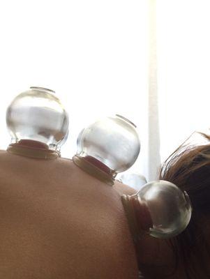 Fire cupping increases blood flow in order to promote healing, relaxation, mobility, and detoxification. It creates space in btwn tissues.