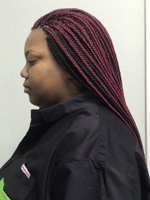 Small box braids