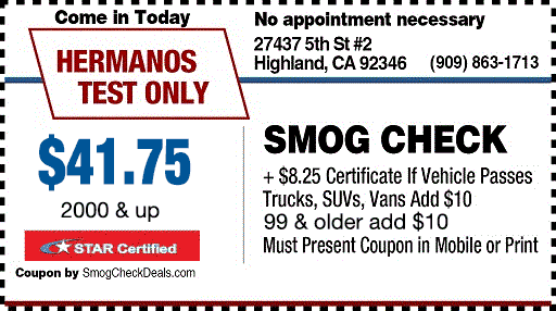 Smog Check Low Price