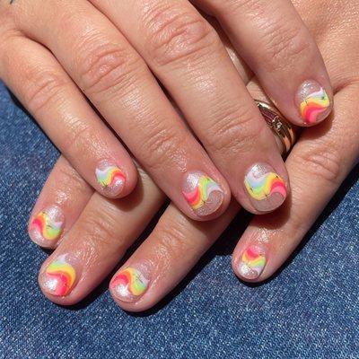 Moderate nail art