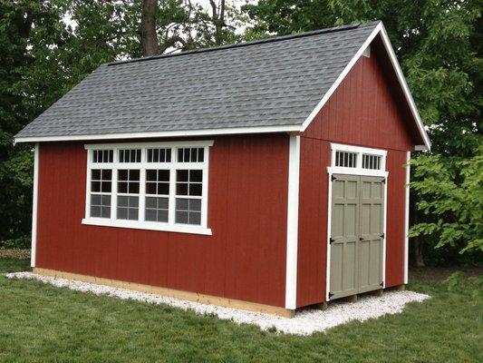 The 12x20 garden shed - aesthetics and quality collide!