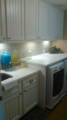 Laundry room renovation: After