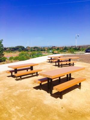 More picnic tables