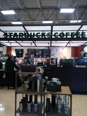 Starbucks inside Albertsons.