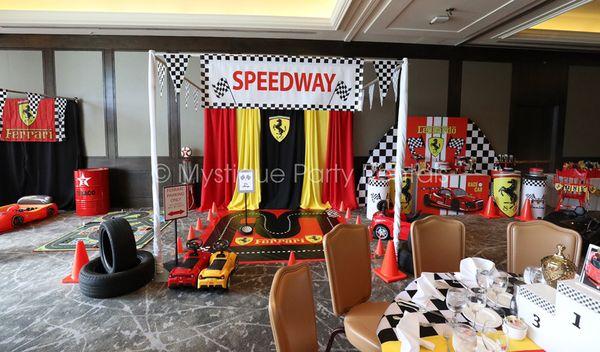 Ferrari party kids race track