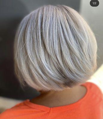 Silver hair