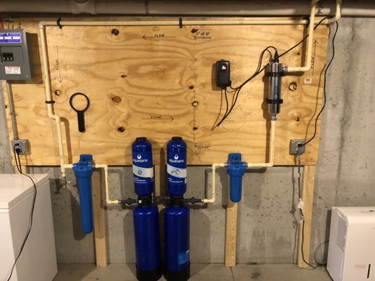 Aquasana water filtration system install