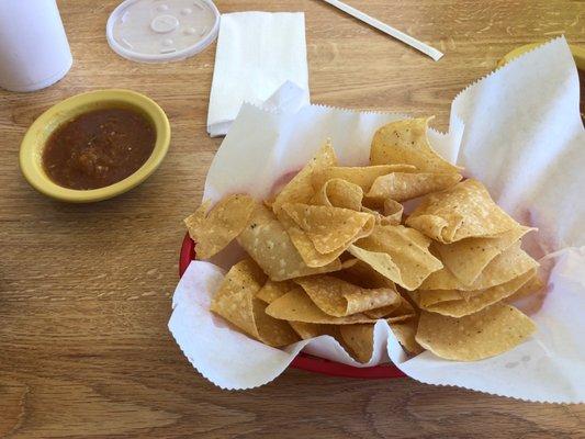 The besr hot sauce and chips