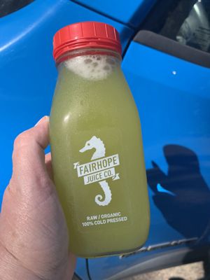 Fresh pressed delicious Soulshine juice straight from the cooler