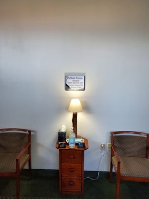 OUR WAITING AREA