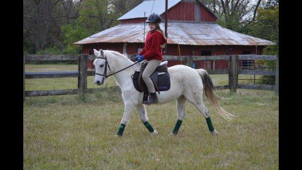 Riding Lesson on Charlie